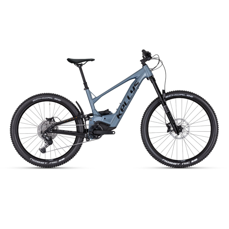 Celoodpružené elektrokolo Kellys Theos R30 P 820Wh 29"/27,5" - model 2025 S (16", 160-172 cm) Steel Blue