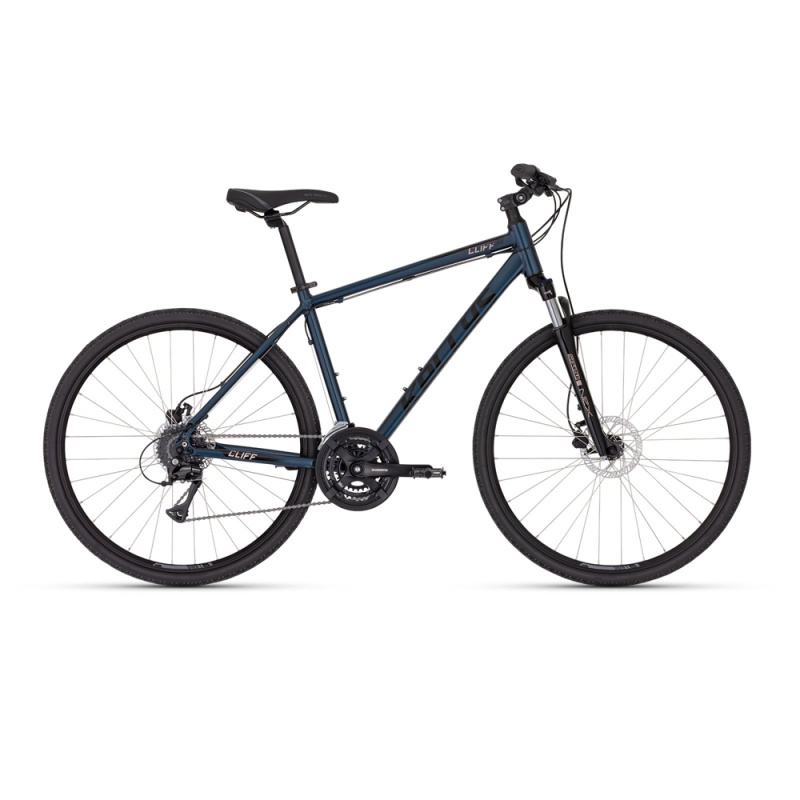 Pánské crossové kolo KELLYS CLIFF 90 28" - model 2025 L (21", 175-190 cm) thunderstorm blue