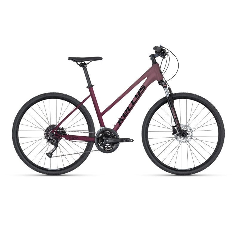 Dámské crossové kolo KELLYS PHEEBE 20 28" - model 2025 S (17", 155-170 cm) Rosy Red
