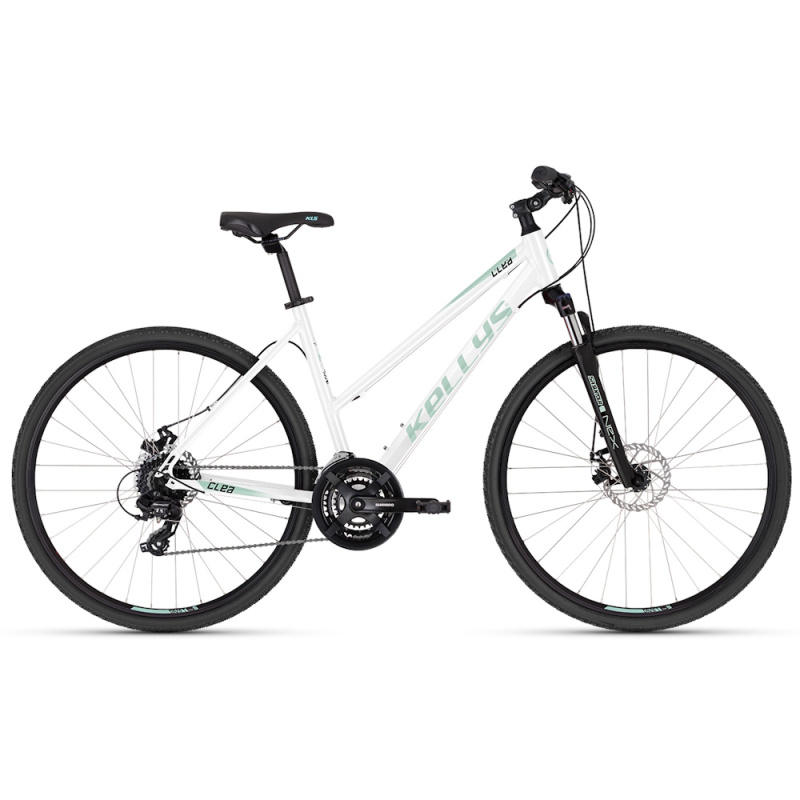 Dámské crossové kolo KELLYS CLEA 70 28" - model 2025 M (19", 165-180 cm) Frost White