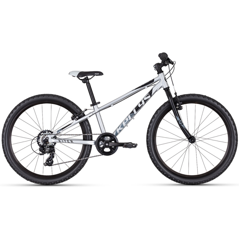 Juniorské kolo KELLYS KITER 30 24" - model 2025 11" (120-140 cm) Silver