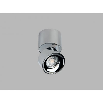 Led2 Stropní LED svítidlo KLIP ON, ø 77 mm, 3000K Barva stínidla: chrom, Stmívání: On-Off, Barva podstavce: chrom