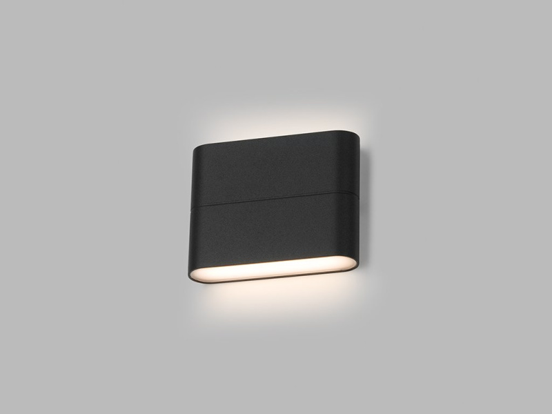 Led2 Nástěnné LED svítidlo FLAT S, š. 11 cm, IP54 Barva: Černá