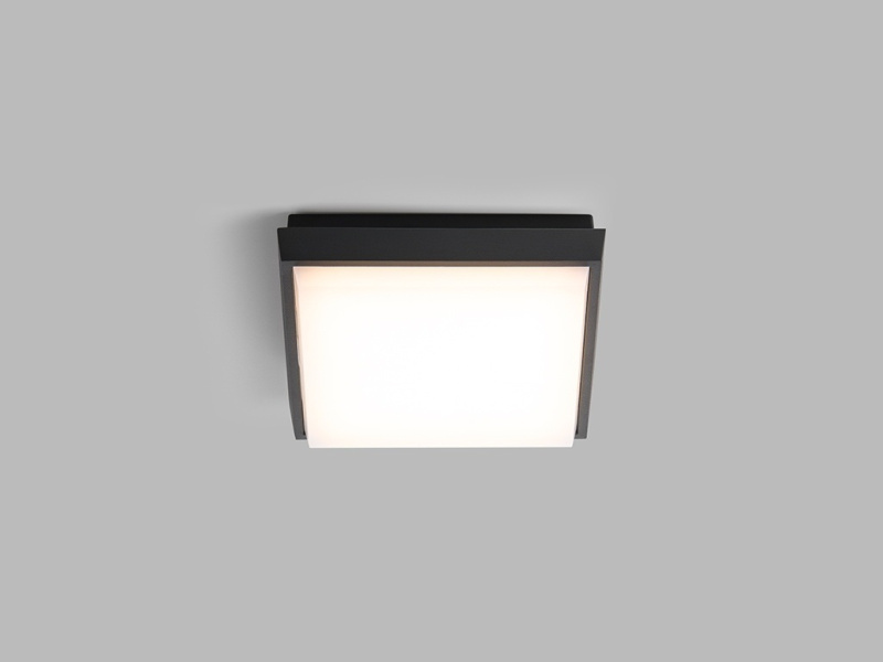Led2 Venkovní stropní LED svítidlo QUADO - S