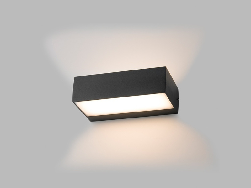 Led2 Venkovní nástěnné LED svítidlo KVADER Stmívání, řízení: ON/OFF