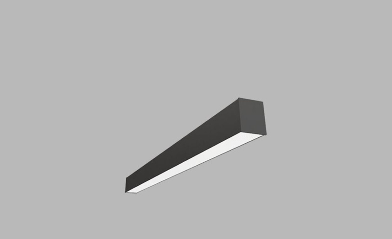 Led2 Stropní lineární LED svítidlo LINO 90 cm, 3CCT Stmívání: On-Off, Barva svítidla: černá, Difuzor: Opál