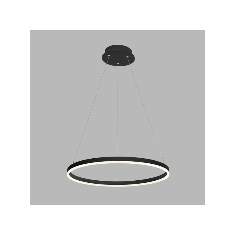 Led2 Závěsné LED svítidlo CIRCLE P-Z ø 60 cm Barva: Černá, Stmívání, řízení: DALI/PUSH