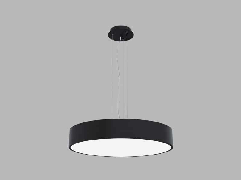 Led2 Závěsné LED svítidlo MONO P-Z ø 60 cm Barva: Černá, Stmívání: DALI/PUSH