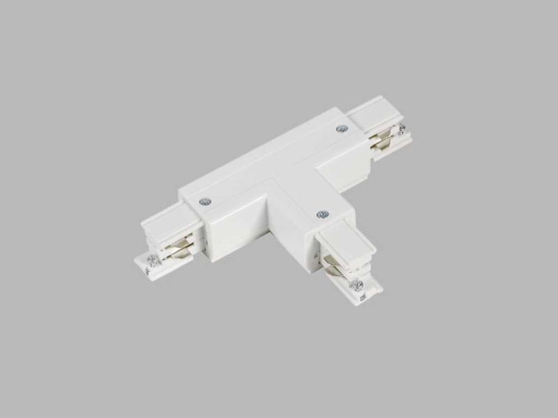 Led2 T- spojka T-CONNECTOR k profilu ECO TRACK Barva: Bílá - levá