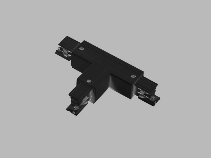 Led2 T- spojka T-CONNECTOR k profilu ECO TRACK Barva: Černá - levá