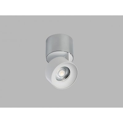 Led2 Stropní LED svítidlo KLIP ON, ø 77 mm, 3000K Barva stínidla: bílá, Stmívání: TRIAC, Barva podstavce: chrom