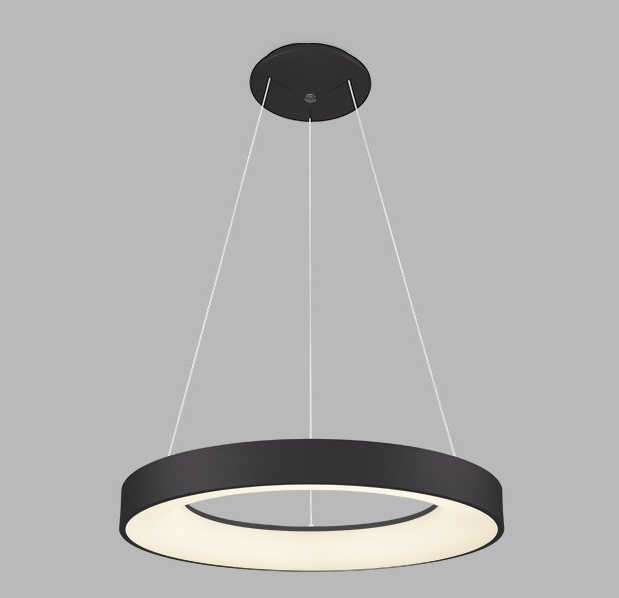 Led2 Závěsné LED svítidlo BELLA P-Z ø 48 cm, černá Varianty: 3000K/4000K TRIAC