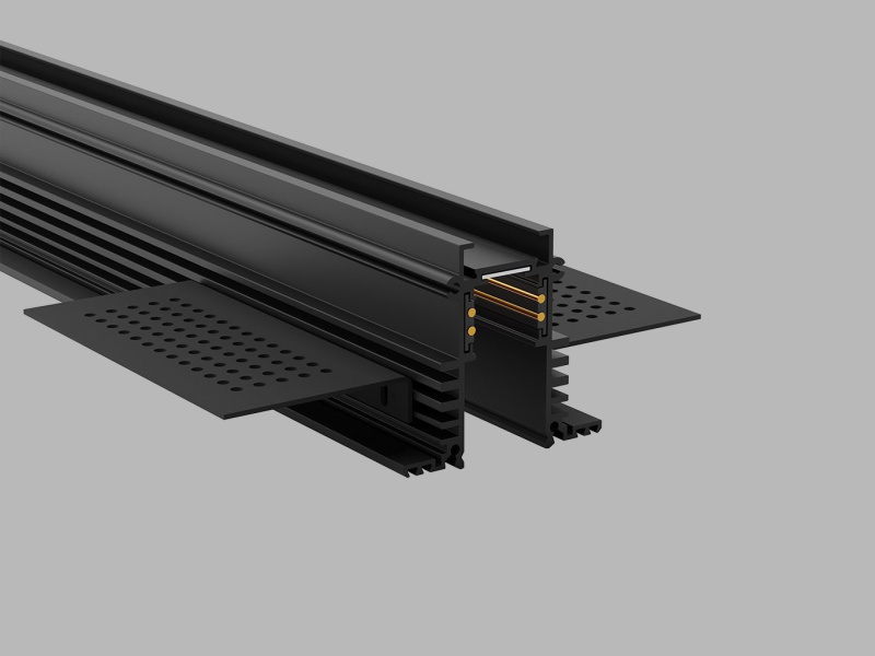 Led2 Zápustná magnetická lišta 48V MAG IN TRACK, d. 2m, DALI Barva: Černá