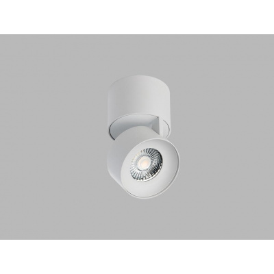 Led2 Stropní LED svítidlo KLIP ON, ø 77 mm, 3000K Barva stínidla: bílá, Stmívání: DALI/PUSH, Barva podstavce: bílá