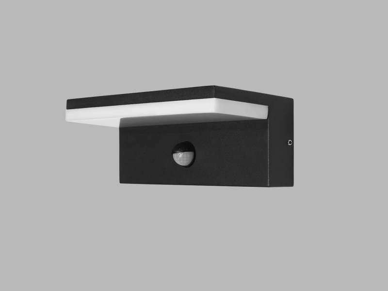 Led2 Venkovní nástěnné LED svítidlo HUGO II - sensor