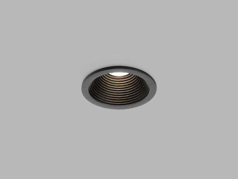 Led2 Zápustné LED svítidlo SPLASH ø 7,6 cm, IP54 Barva: Černá, Stmívání, řízení: Casambi