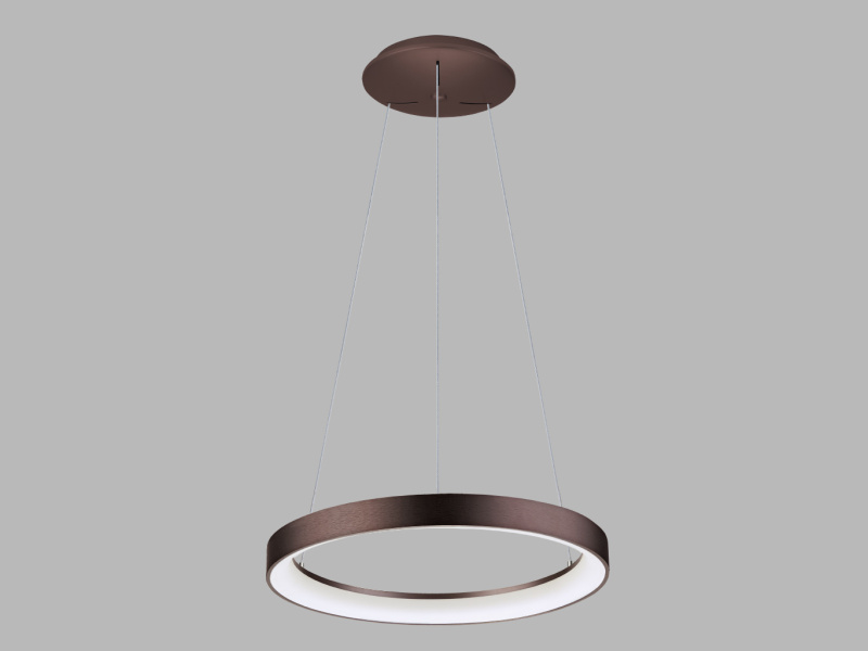Led2 Závěsné LED svítidlo BELLA SLIM P-Z ø 48 cm Barva: Kávová, Stmívání: ZigBee TW