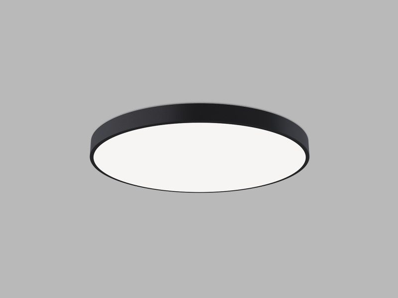 Led2 Stropní LED svítidlo MONO SLIM ø 80 cm, 3000/4000K Barva: Černá, Stmívání, řízení: DALI/PUSH