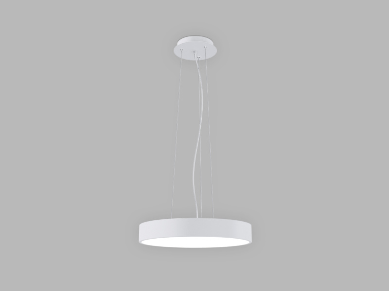 Led2 Závěsné LED svítidlo MONO SLIM P-Z ø 40 cm, 3000/4000K Barva: Bílá, Stmívání, řízení: ZigBee