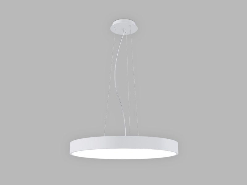 Led2 Závěsné LED svítidlo MONO SLIM P-Z ø 60 cm, 3000/4000K Barva: Bílá, Stmívání, řízení: DALI/PUSH