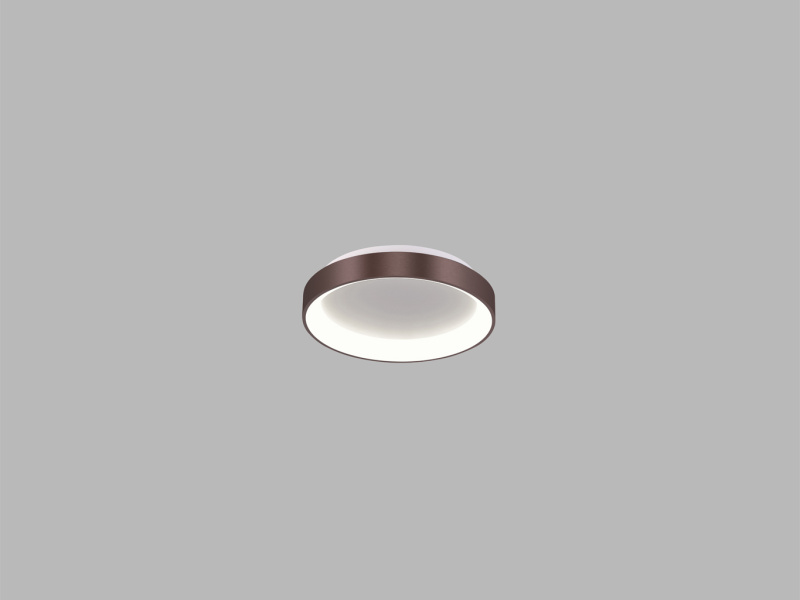 Led2 Stropní LED svítidlo BELLA SLIM ø 28 cm Barva: Kávová, Stmívání, řízení: 3000K/4000K DALI/PUSH