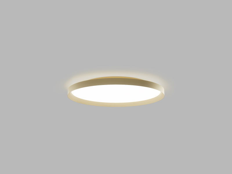 Led2 Stropní LED svítidlo MOON ø 60 cm Barva: Broušené zlato, Stmívání: ZigBee TW