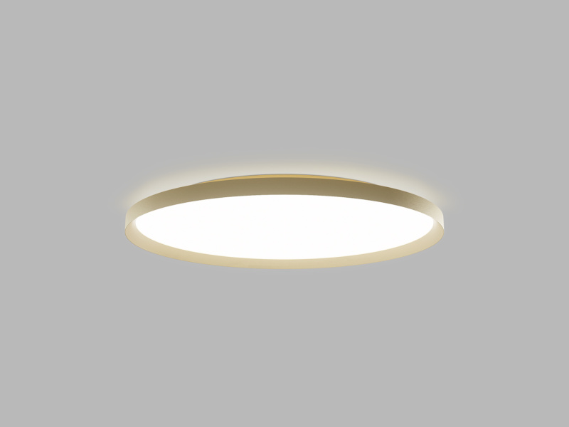 Led2 Stropní LED svítidlo MOON ø 80 cm Barva: Broušené zlato, Stmívání: ZigBee TW