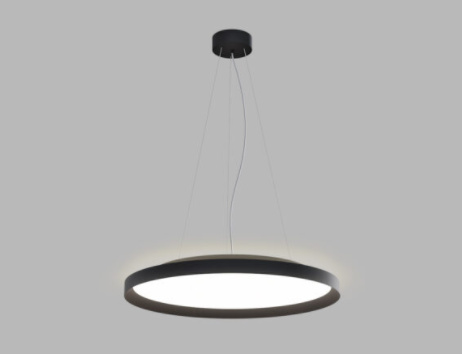 Led2 Závěsné LED svítidlo MOON P- Z, ø 60 cm Barva: Černá, Stmívání: DALI/PUSH