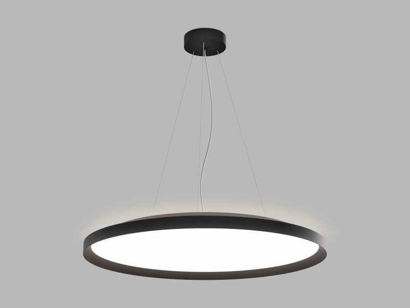 Led2 Závěsné LED svítidlo MOON P-Z, ø 80 cm Barva: Černá, Stmívání: DALI TW