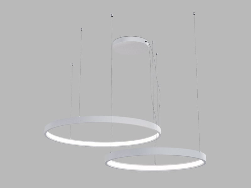 Led2 Závěsné LED svítidlo CIRO SET 2 P-Z, 100W Barva: Bílá, Stmívání, řízení: 3000/4000K DALI/PUSH