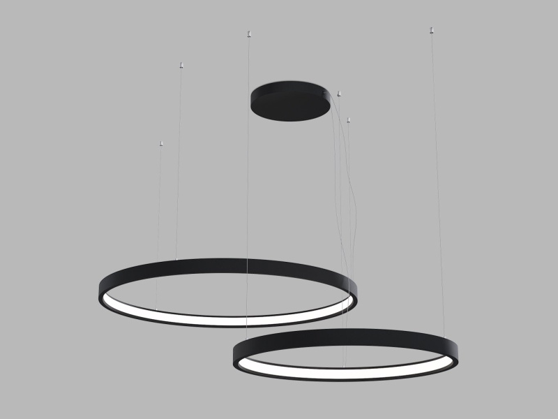 Led2 Závěsné LED svítidlo CIRO SET 2 P-Z, 100W Barva: Černá, Stmívání, řízení: 3000/4000K CASAMBI TW