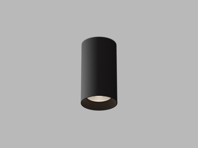 Led2 Stropní LED svítidlo TINY II L, v. 13,4cm Barva: Černá, Stmívání: DALI/PUSH