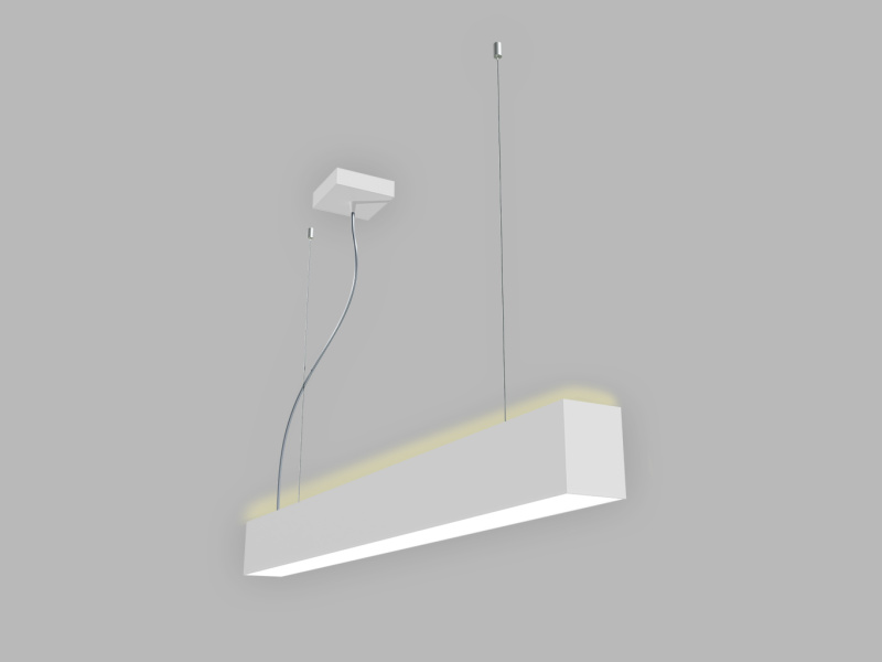 Led2 Lineární závěsné LED svítidlo LINO II 90 cm Barva: Bílá, Stmívání: Casambi TW, Vyzařování světla: dolů / nahoru