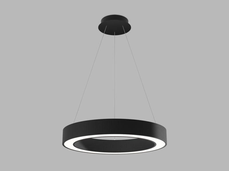 Led2 Závěsné LED svítidlo SATURN SLIM ø 80 cm, 3000/4000K Stmívání: Casambi TW, Barva svítidla: černá