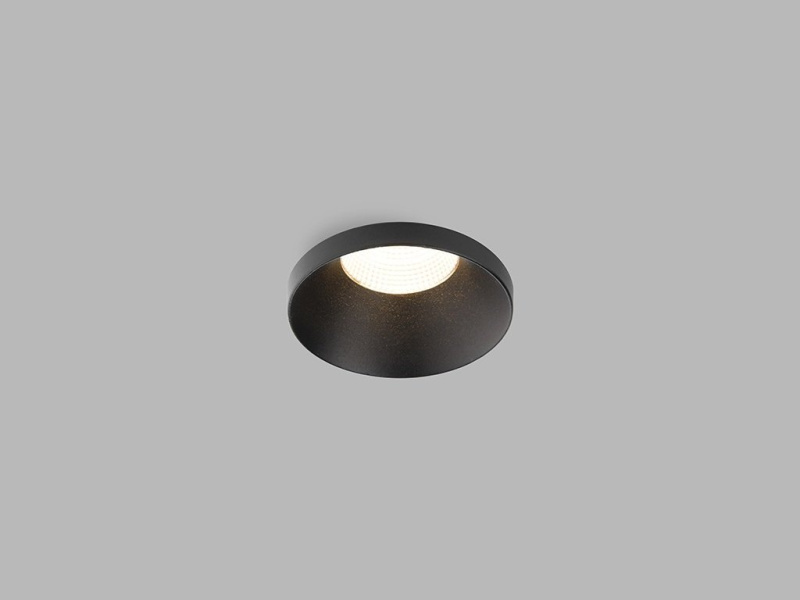 Led2 Zápustné LED svítidlo  SPOT II A ø 8,2 cm, hl. 6,1 cm Barva: Černá, Stmívání, řízení: DALI/PUSH, Chromatičnost: 3CCT 3000/3500/4000K