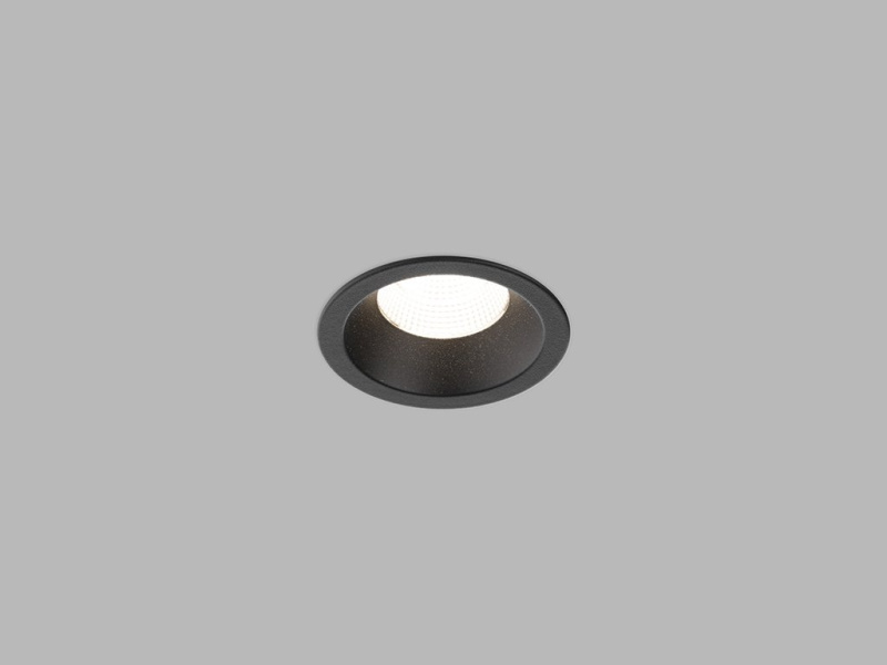 Led2 Zápustné LED svítidlo  SPOT II B ø 8,2 cm, hl. 5,2 cm Barva: Černá, Stmívání, řízení: DALI/PUSH, Chromatičnost: 3CCT 3000/3500/4000K