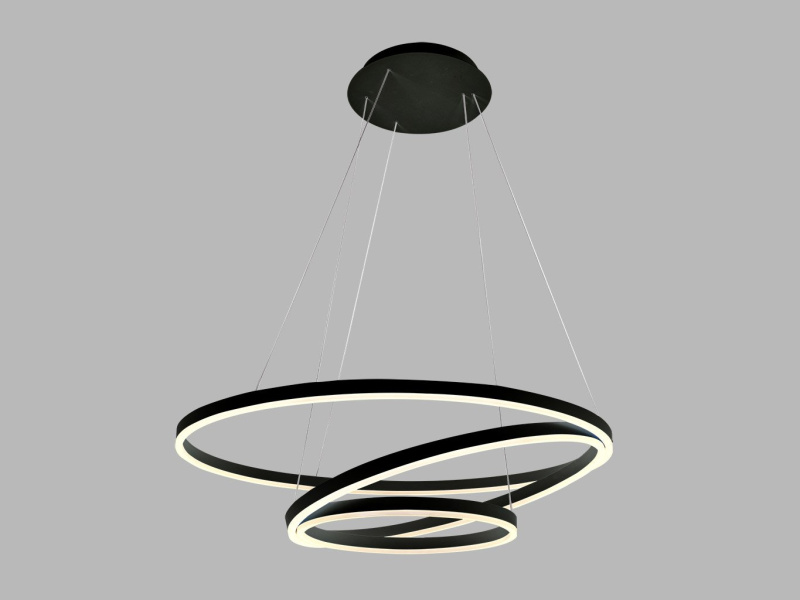 Led2 Závěsné LED svítidlo CIRCLE 3 P-Z, 136W Barva: Černá, Stmívání, řízení: 3000/4000K CASAMBI TW