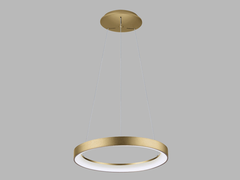 Led2 Závěsné LED svítidlo BELLA SLIM P-Z ø 48 cm Barva: Zlatá, Stmívání, řízení: DALI TW
