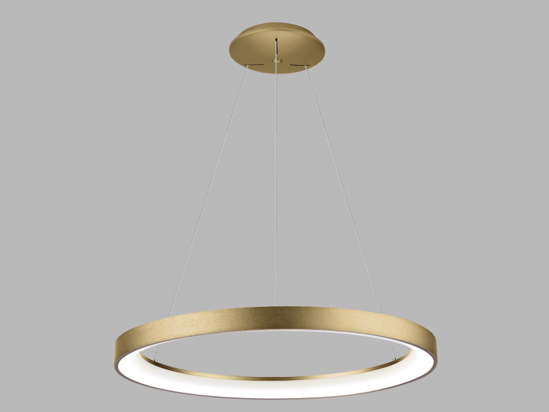 Led2 Závěsné LED svítidlo BELLA SLIM P-Z ø 78 cm Barva: Zlatá, Stmívání, řízení: Casambi TW