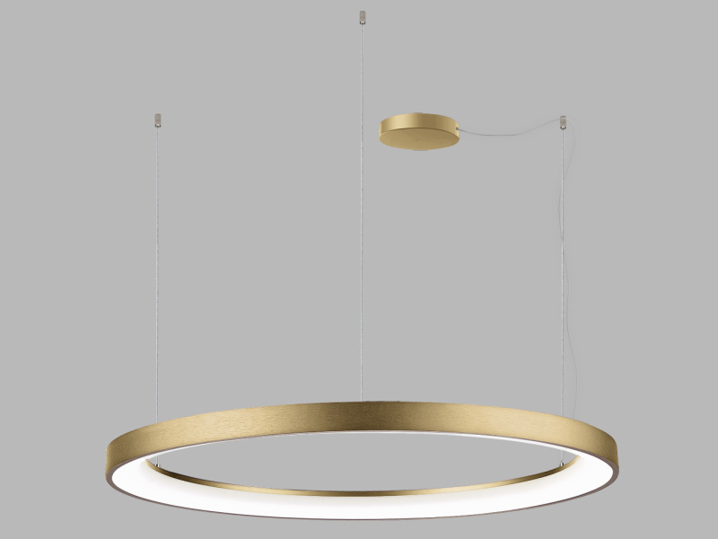 Led2 Závěsné LED svítidlo BELLA SLIM P-Z ø 98 cm Barva: Zlatá, Stmívání, řízení: ZigBee TW