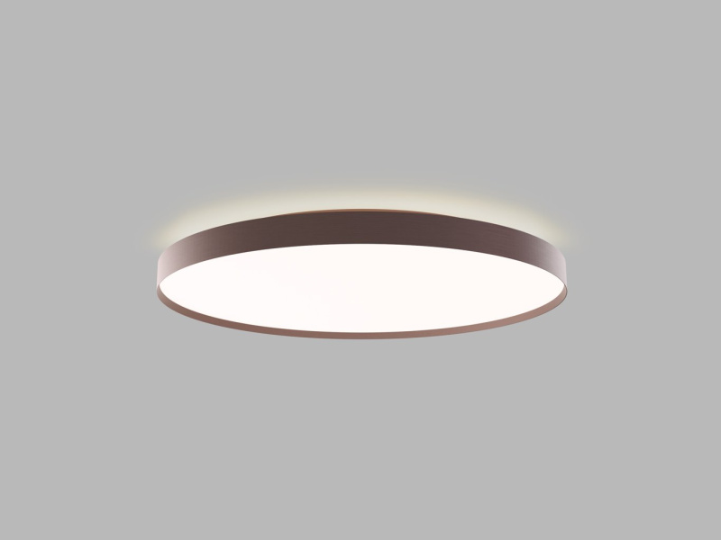 Led2 Stropní LED svítidlo TORO 80 P/N, 80+12W Barva: Hnědá, Stmívání, řízení: 3000/4000K DALI TW/PUSH TW