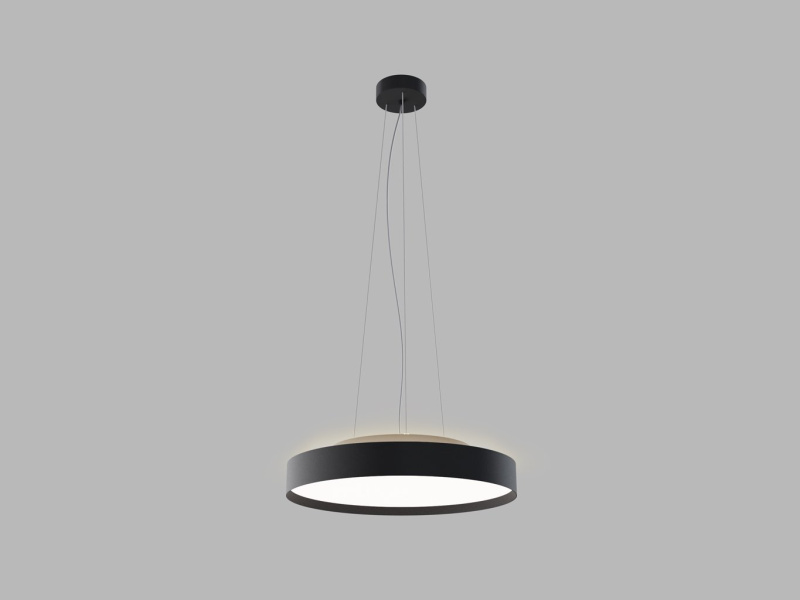 Led2 Závěsné LED svítidlo TORO 40 P/N-Z, 32+8W Barva: Černá, Stmívání, řízení: 3000/4000K CASAMBI TW