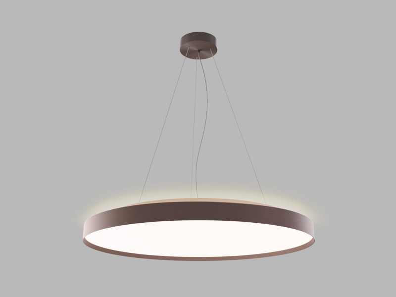 Led2 Závěsné LED svítidlo TORO 80 P/N-Z, 80+12W Barva: Hnědá, Stmívání, řízení: 3000/4000K DALI TW/PUSH TW