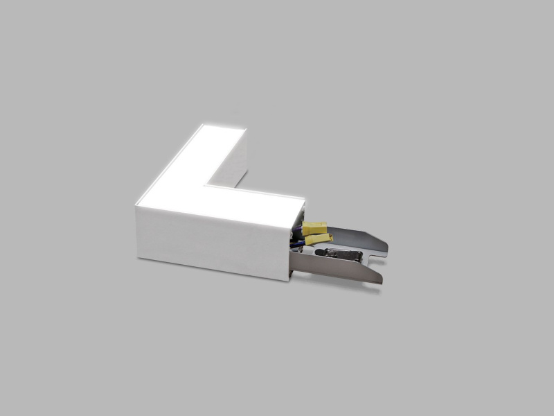 Led2 Lištové rohové LED svítidlo LINO II LIGHT CORNER 3CCT 3000/3500/4000K Barva: Bílá, Stmívání, řízení: DALI/PUSH