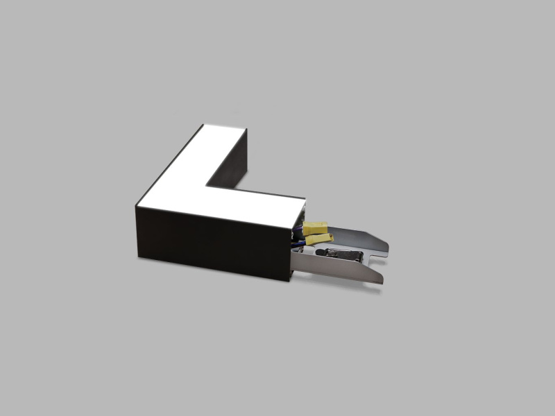 Led2 Lištové rohové LED svítidlo LINO II LIGHT CORNER 3CCT 3000/3500/4000K Barva: Černá, Stmívání, řízení: DALI TW/PUSH TW