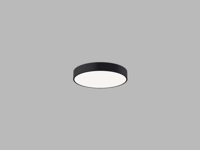 Led2 Stropní LED svítidlo MONO SLIM P-Z ø 40 cm, CCT 2700/4000K, 30W Barva: Černá, Teplota světla: 2700K/3000K/4000K, Stmívání, řízení: ZigBee TW
