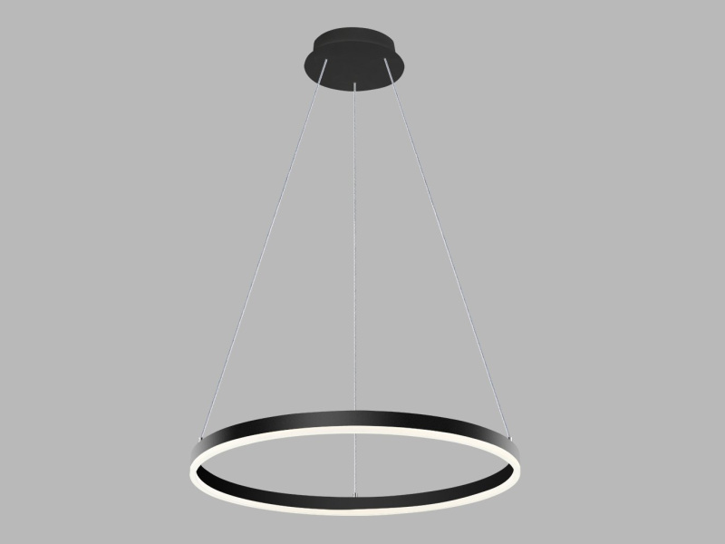 LED2 Závěsné svítidlo CIRCLE 60 P-Z, B TRIAC 42W 2700K/3000K/4000K černá - LED2 Lighting