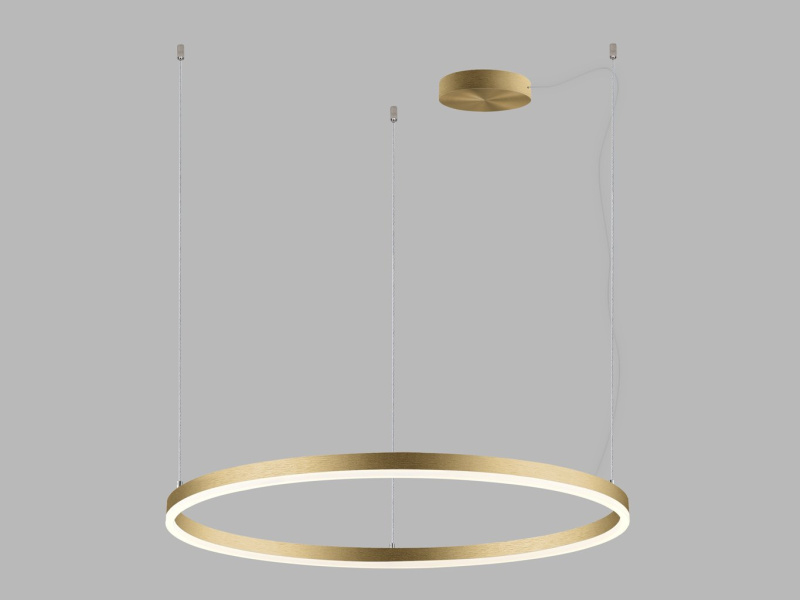 LED2 Závěsné svítidlo CIRCLE 80 P-Z/ST, G ZIGBEE TW 62W 2700K-4000K zlatá - LED2 Lighting