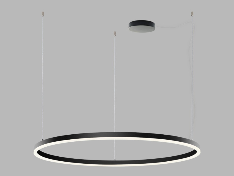 LED2 Závěsné svítidlo CIRCLE 100 P-Z, B TRIAC 80W 2700K/3000K/4000K černá - LED2 Lighting