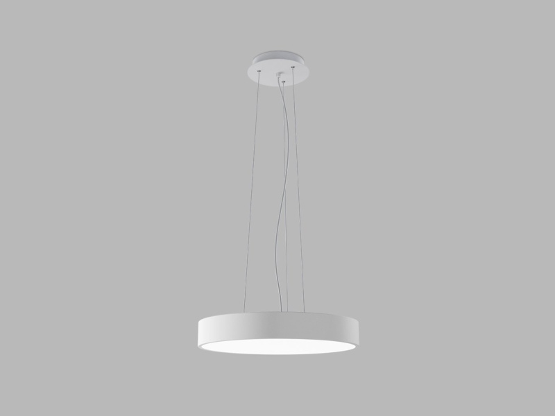 Led2 Závěsné LED svítidlo MONO SLIM P-Z ø 40 cm, CCT 2700/4000K, 30W Barva: Bílá, Teplota světla: 3000K/4000K, Stmívání, řízení: Casambi TW